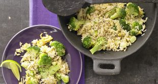 recette riz au brocoli et aux œufs